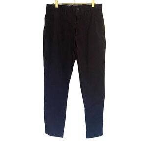 Banana Republic Lived in Chino Slim Fit Mens Black Pants Waist 32 Inseam 30